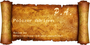Polczer Adrienn névjegykártya
